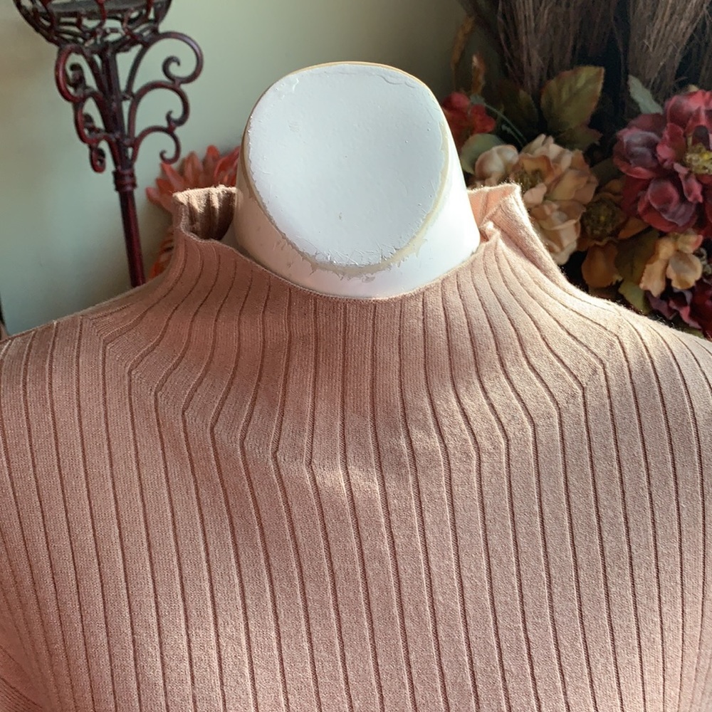 Loft Plus Striped Ribbed Sweater - Picture 4 of 8